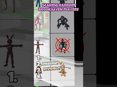 SCARING EVERY PLAYERS IN BROOKHAVEN 😈 #shorts #brookhaven #roblox thumbnail