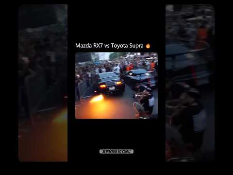 O SUPRA ASSOMBRANDO O MAZDA? #automobile #turbo #arrancada #supra #mazda thumbnail
