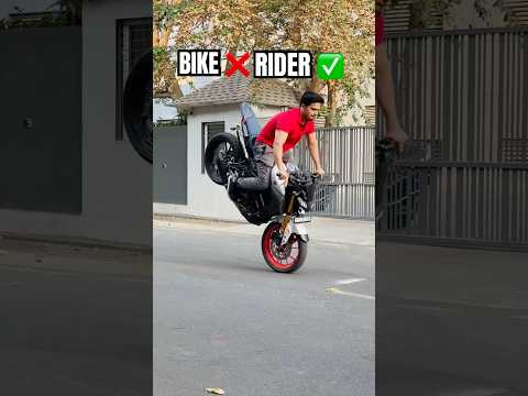 BIKE?.. No bro i trust my SKILLS? #farazstuntrider #superbikes #bikers #bike #reels thumbnail