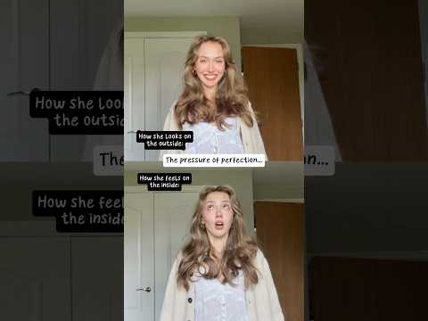 #pov The pressure of perfection: how she looks VS how she feels… audio: @S@SalemTheMusical thumbnail