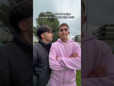 Como te mira tu amigo cuanto te cuentan algo serio thumbnail
