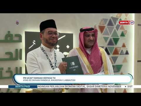 31 MEI 2026 - BERITA PAGI- PM UCAP TAHNIAH KEPADA TH ATAS KEJAYAAN RANGKUL ANUGERAH LABBAITOM thumbnail