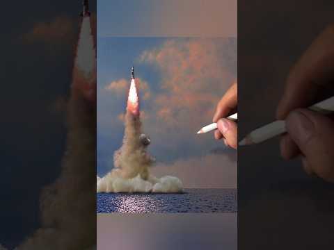 Rocket launch on paper #drawing thumbnail