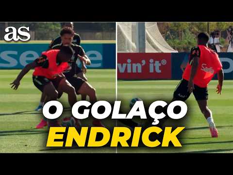 O GOLAÇO de ENDRICK no treino da SELEÇÃO BRASILEIRA às vésperas da COPA DO MUNDO: ele quer JOGAR thumbnail