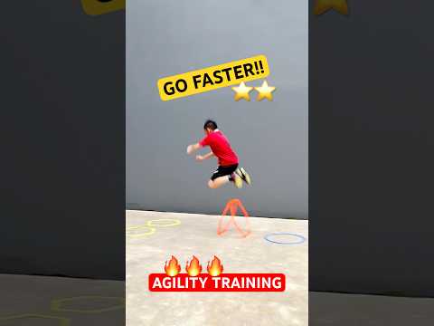 AGILITY TRAINING 🔥 GO FASTER 🌟 RUN LIKE NINJAS #shorts #speedandagility #exercise thumbnail