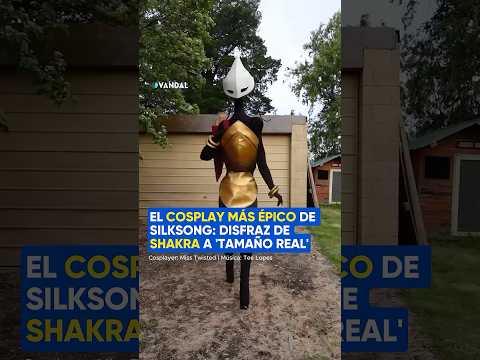 Este cosplay de SILKSONG mide casi 2,5 METROS 😱 #cosplay #silksong #gaming #vandal thumbnail