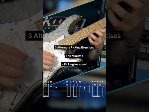3 Alternate Picking Exercises in 10min thumbnail