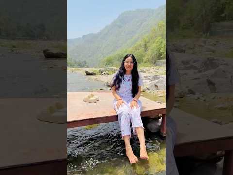 Trip to Rishikesh ⛰️ River mai aa gye 😍 full video on @Dushyant_kukreja #shorts thumbnail