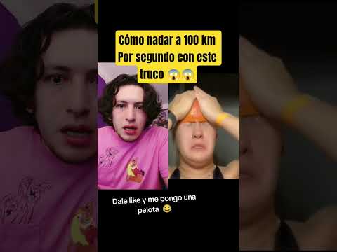 Cómo nadar a 100 km por segundo con este truco 😱😱 - Hey Crispin. #humor thumbnail