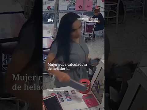 Mujer Roba Calculadora de Heladería | N+ thumbnail