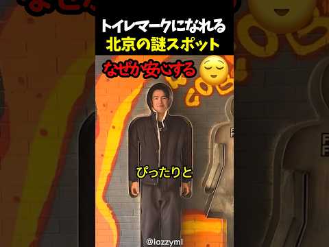 トイレマークになれる北京の謎スポット thumbnail