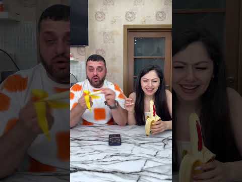 OMG Two bananas with a surprise!😂 #shorts Best video by MoniLina thumbnail
