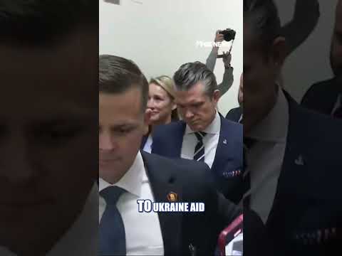 Hegseth faces BARRAGE of reporters, protesters on Capitol Hill #shorts #us #news thumbnail