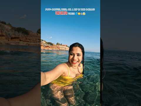 Coffee, beer, or a dip in the ocean? Croatia vibes! 🌊☀️🍵🍺 thumbnail