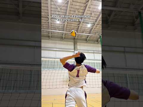 Bro, you’re playing volleyball by yourself…#volleyball thumbnail