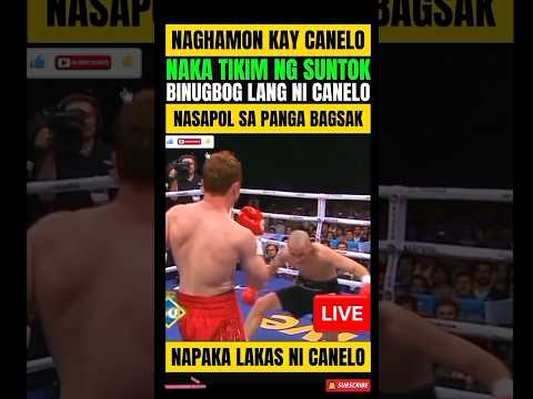 NAGHAMON KAY CANELO! BUMAGSAK! NASAPOL SA PANGA GUMAPANG! thumbnail
