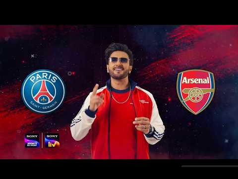 Ranveer Singh #FullPower for PSG vs Arsenal! ? UEFA Champions League Final - 30th May 9:30 PM thumbnail
