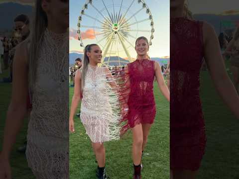 When you don’t wanna lose your friend at a festival ?? #shorts #coachella #hannahstocking thumbnail