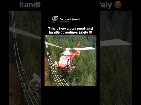 Repairing Live Power Lines ⚡🚁 thumbnail