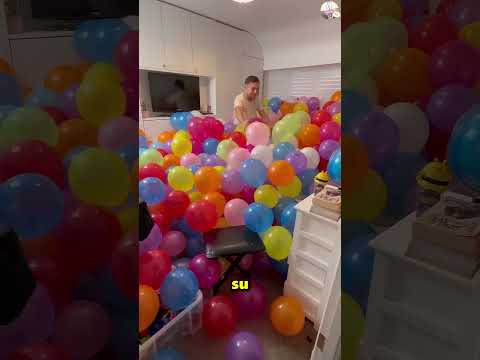 Este Papá Infló Un Montón De Globos Para El Cumpleaños De Su Hija 😲 thumbnail