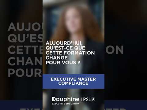 Témoignage de Stéphanie Smadja, étudiante de l'Executive Master Compliance thumbnail