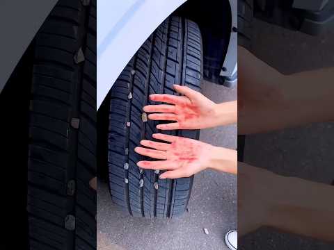 CUTE ITEM Món đồ nhỏ cần thiết làm sạch bánh xe khi mắc sỏi🚗😵‍💫😱🤣😍 thumbnail