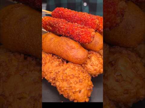 Snack vs Scrolling Comments Mini Korean Corndogs!🌭🧀 #shorts #korean #corndog #deepfriedsnacks thumbnail