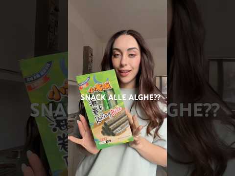 ASSAGGIO UN CANNELLONE DI ALGHE?? #snack thumbnail