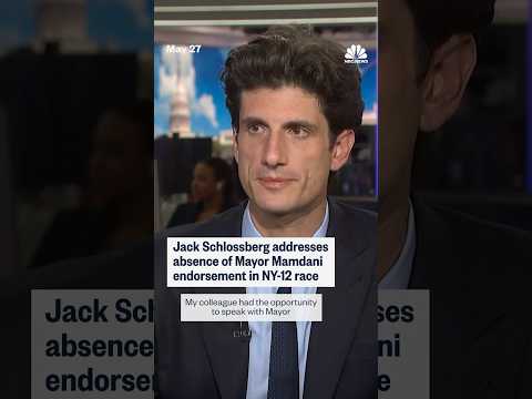 Jack Schlossberg addresses absence of Mayor Mamdani endorsement in NY-12 race thumbnail