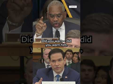 'I just want to know if you did your job': Lawmaker GRILLS Rubio thumbnail
