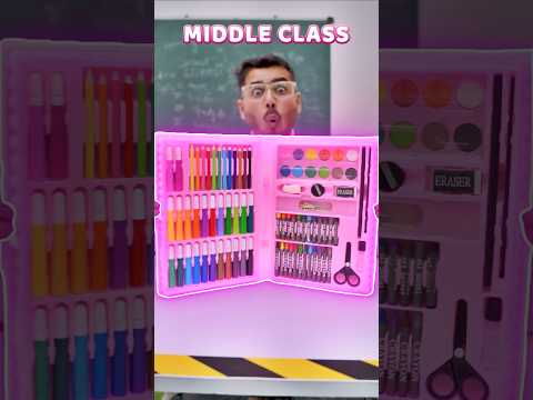 Cheap Vs Rich Stationary Box #shorts #gadgets thumbnail