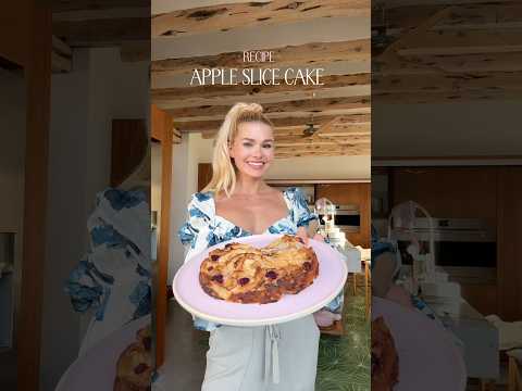 RECIPE 🍰 Apple Slice Cake, 218kcal & no added sugar thumbnail