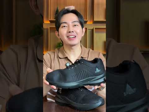 Sepatu sekolah full hitam thumbnail