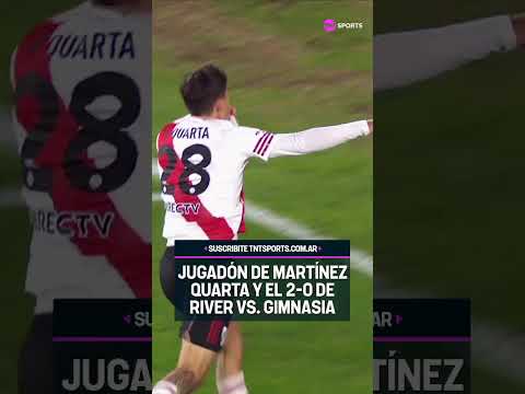 MARTÍNEZ QUARTA LA EMPEZÓ Y DEFINIÓ PARA EL 2-0 DE RIVER CONTRA GIMNASIA ⚽?? thumbnail