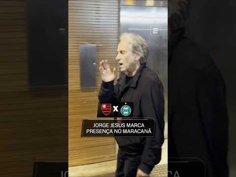 NO MARACANÃ: JORGE JESUS RESPONDE SE TEM SAUDADES DO FLAMENGO! 🔴⚫👀 thumbnail
