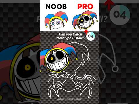 NOOB vs PRO😤Can you catch Poppy Playtime Prototype POMNI? #noobvspro #poppyplaytime #familygames thumbnail