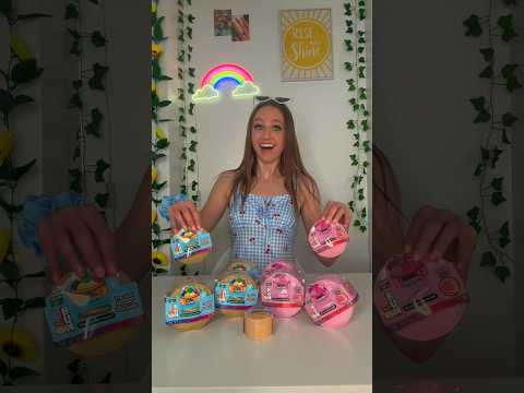[ASMR] UNBOXING MY *FIRST EVER* VIRAL MYSTERY DUMPLINGS!!!😱🥟🌈💞 (RARE GOLDEN FIND?!😭✨) #Shorts thumbnail