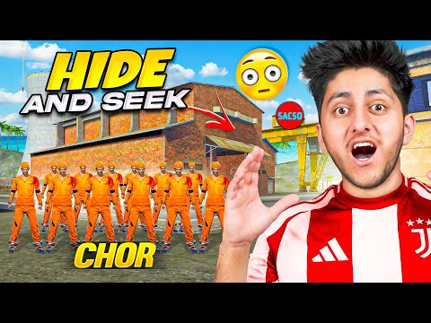 Playing Hide And Seek In Peak Finding 25 Noobs 😂 Can I Find Them All? - Free Fire thumbnail