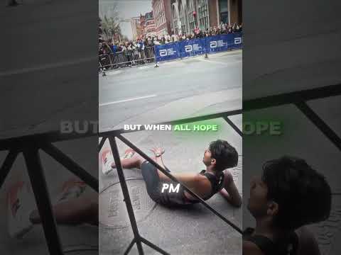 His Legs GAVE OUT At The Finish Line😨🚶 | Boston Marathon thumbnail