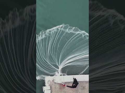 The process of long distance net casting- Good tools and machinery make work easy thumbnail