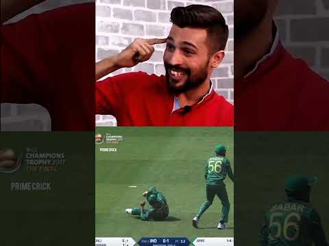 Agar kohli pura khel jata tu match le jata | Amir vs Kohli | chempion Trophy 2017 | #cricket #shorts thumbnail