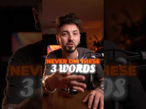 Avoid these 3 words in your IG DMs ? (check pinned comment for template link) thumbnail
