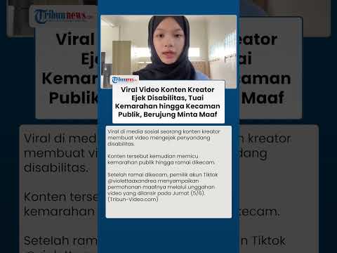Viral Video Konten Kreator Ejek Disabilitas, Tuai Kemarahan hingga Kecaman Publik, Kini Minta Maaf thumbnail
