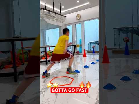 GOTTA RUN FASTER ⭐️ AGILITY CIRCUIT 🔥 LIKE NINJAS #shorts #speedandagility #ninja thumbnail