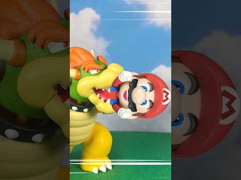 Mario gets eaten by Bowser #mario #supermario #bangbangbang thumbnail