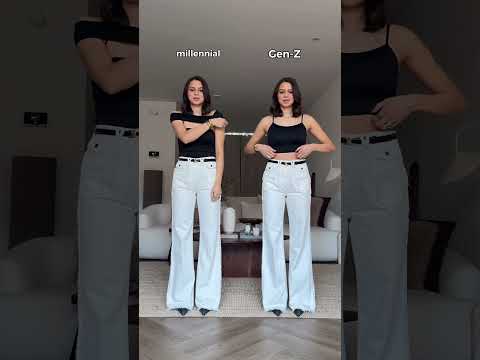 Millennial (1972/1995) or Gen-Z (1996/2012) outfit? 🤍 | Which outfit would you wear? thumbnail