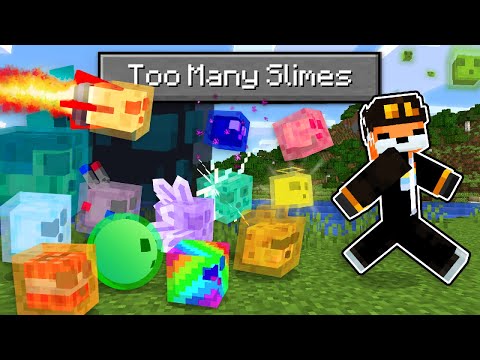 So I Added WAY Too Many Slimes to Minecraft... thumbnail