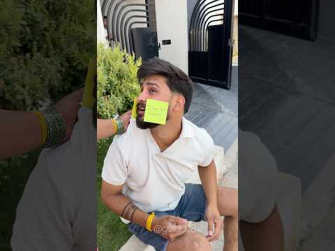 Colour sticky notes use kiye ￼￼￼￼? #youtubeshorts #comedy #funny #golu008 #shorts thumbnail