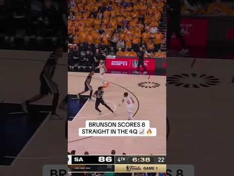 Brunson catches fire in the 4Q 🏆 thumbnail