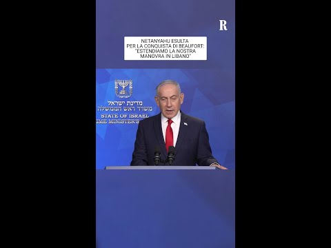 Netanyahu esulta per la conquista di Beaufort: "Estendiamo la nostra manovra in Libano" thumbnail